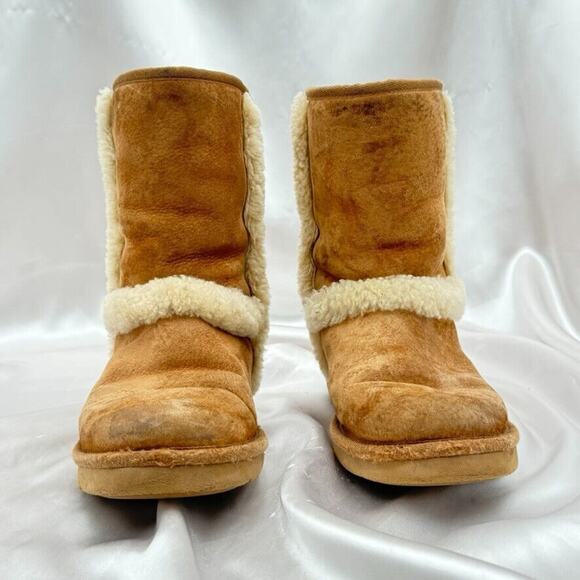 Ugg Australia Carter Women's Size 7 Chestnut Lined Boots 1005803 - Picture 7 of 16